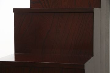 中古　美品　筑後民芸　美しい木目が高級感を演出する階段箪笥(和タンス、収納箪笥)(定価約26万円)(R-051190)