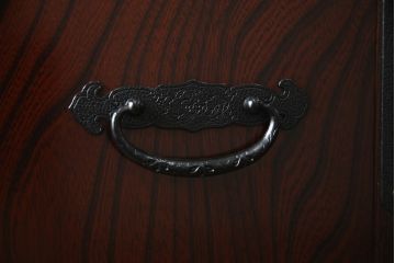 中古　美品　筑後民芸　美しい木目が高級感を演出する階段箪笥(和タンス、収納箪笥)(定価約26万円)(R-051191)
