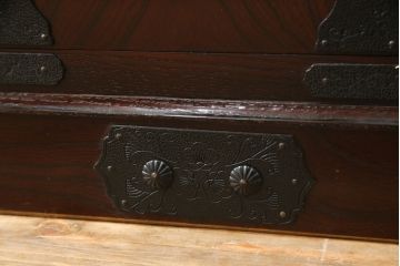 中古　美品　筑後民芸　美しい木目が高級感を演出する階段箪笥(和タンス、収納箪笥)(定価約26万円)(R-051191)