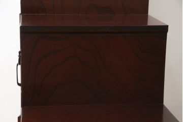 中古　美品　筑後民芸　美しい木目が高級感を演出する階段箪笥(和タンス、収納箪笥)(定価約26万円)(R-051191)