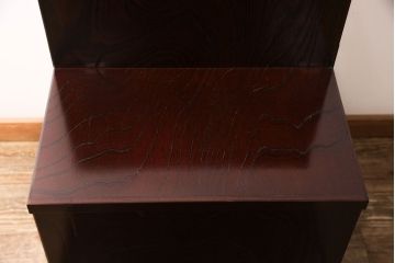 中古　美品　筑後民芸　美しい木目が高級感を演出する階段箪笥(和タンス、収納箪笥)(定価約26万円)(R-051197)