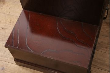 中古　美品　筑後民芸　美しい木目が高級感を演出する階段箪笥(和タンス、収納箪笥)(定価約26万円)(R-051197)