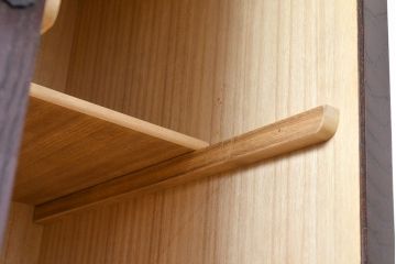 中古　美品　筑後民芸　美しい木目が高級感を演出する階段箪笥(和タンス、収納箪笥)(定価約26万円)(R-051198)