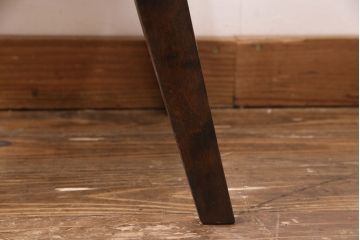 中古　美品　松本民芸家具　ラッシ座面が魅力!洗練された大人の空間を演出するドレッサー&スツールセット(鏡台、ミラー、椅子)(R-051209)