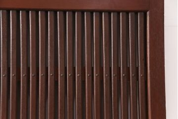 アンティーク建具　大正昭和初期　総ケヤキ材　上品な佇まいが魅力の富山蔵戸(玄関戸、玄関ドア、引き戸)(R-051231)