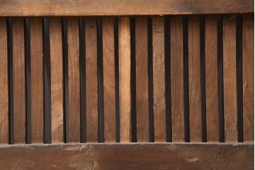 アンティーク建具　明治大正期　栗材　和の情緒あふれる蔵戸(玄関戸、玄関ドア、引き戸)(R-051233)