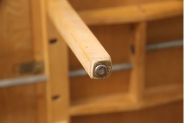 イギリスヴィンテージ　ERCOL(アーコール)　シンプルでお洒落なダイニングセット(ダイニングテーブル、エクステンション、ダイニングチェア2脚、ビンテージ)(R-051236)