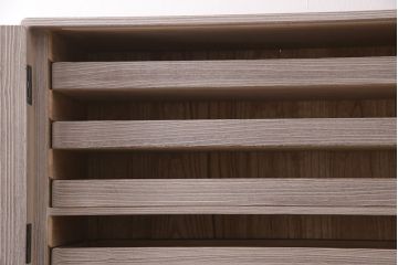 中古　上品な意匠が魅力的な加茂総桐箪笥(並厚、四方丸)(総桐たんす、衣装箪笥、着物箪笥、和タンス)(定価約80万円)(R-051242)