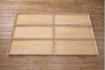 中古　上品な意匠が魅力的な加茂総桐箪笥(並厚、四方丸)(総桐たんす、衣装箪笥、着物箪笥、和タンス)(定価約80万円)(R-051242)