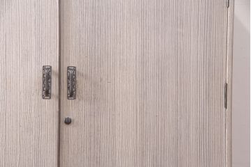 中古　上品な意匠が魅力的な加茂総桐箪笥(並厚、四方丸)(総桐たんす、衣装箪笥、着物箪笥、和タンス)(定価約80万円)(R-051242)