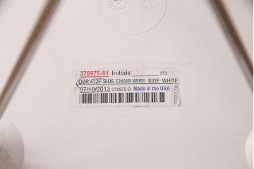 中古　Hermanmiller(ハーマンミラー社)　イームズ　ワイヤーベース　スタイリッシュなデザインが魅力!おしゃれなインテリアとして活躍するシェルチェア(サイドチェア、椅子)(R-051248)