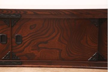 中古　美品　岩谷堂箪笥　上質な和の空間を演出するローボード(テレビ台、テレビボード、リビングボード、収納棚)(R-051254)