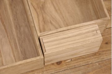 和製アンティーク　美品　明治大正期　五丁引き　上品な意匠が魅力的な総桐庄内箪笥(収納箪笥、衣装箪笥、時代箪笥、桐箪笥、桐たんす)(R-051258)
