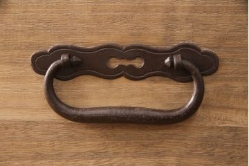 和製アンティーク　美品　明治大正期　五丁引き　上品な意匠が魅力的な総桐庄内箪笥(収納箪笥、衣装箪笥、時代箪笥、桐箪笥、桐たんす)(R-051258)