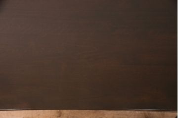 ヴィンテージ家具　松本民芸家具　深みのある色合いとシンプルなデザインがモダンな空間を演出するダイニングテーブル(2人掛け、作業台、ビンテージ)(R-051263)