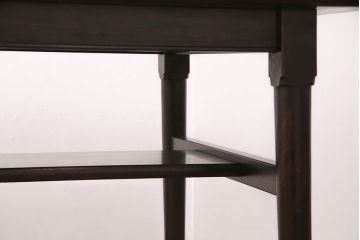 ヴィンテージ家具　松本民芸家具　深みのある色合いとシンプルなデザインがモダンな空間を演出するダイニングテーブル(2人掛け、作業台、ビンテージ)(R-051263)