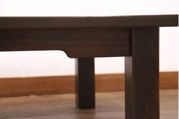 中古　美品　北海道民芸家具　HM4052　シンプルで美しい、和モダンスタイルにぴったりの座卓(ローテーブル、センターテーブル)(R-051265)