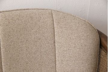 中古　美品　カリモク家具　domani(ドマーニ)　落ち着いた空間づくりにおすすめ!涼しげな佇まいのラブシート(ラブソファ、2人掛けソファ)(R-051270)