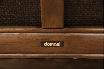 中古　美品　カリモク家具　domani(ドマーニ)　落ち着いた空間づくりにおすすめ!涼しげな佇まいのラブシート(ラブソファ、2人掛けソファ)(R-051270)