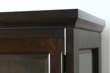 中古　希少な廃盤品!!　北海道民芸家具　OM158　落ち着きのある上品な空間づくりにおすすめの飾り棚　(R-051274)