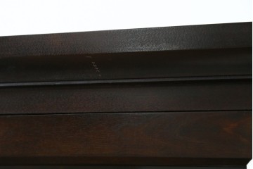 中古　希少な廃盤品!!　北海道民芸家具　OM158　落ち着きのある上品な空間づくりにおすすめの飾り棚　(R-051274)