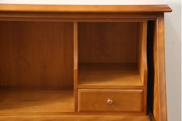 中古　横浜クラシック家具　ダニエル(Daniel)　アーリーアメリカン　気品漂うライティングビューロー(ワークデスク、机、在宅ワーク、在宅用チェスト)(R-051279)