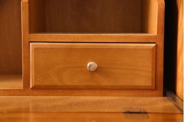 中古　横浜クラシック家具　ダニエル(Daniel)　アーリーアメリカン　気品漂うライティングビューロー(ワークデスク、机、在宅ワーク、在宅用チェスト)(R-051279)