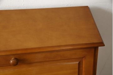 中古　横浜クラシック家具　ダニエル(Daniel)　アーリーアメリカン　気品漂うライティングビューロー(ワークデスク、机、在宅ワーク、在宅用チェスト)(R-051279)