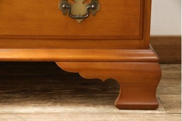 中古　横浜クラシック家具　ダニエル(Daniel)　アーリーアメリカン　気品漂うライティングビューロー(ワークデスク、机、在宅ワーク、在宅用チェスト)(R-051279)