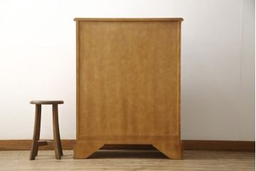 中古　横浜クラシック家具　ダニエル(Daniel)　アーリーアメリカン　気品漂うライティングビューロー(ワークデスク、机、在宅ワーク、在宅用チェスト)(R-051279)