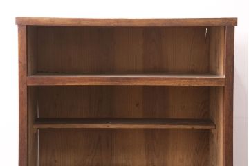 アンティーク家具　昭和初期　前面ケヤキ材　木の温もりそのままに、和の趣あふれる収納棚(関東水屋箪笥、戸棚、サイドキャビネット、サイドボード)(R-051281)