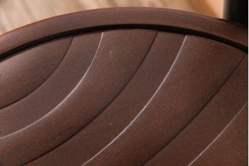 中古　美品　IDC大塚家具取扱い　秋田木工 お洒落な空間づくりに活躍するベントウッドチェア(バルーンバック、ダイニングチェア、イス)(R-051286)