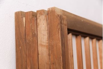 和製アンティーク　風情を高める猫間障子戸4枚セット(引き戸、建具)(R-051298)