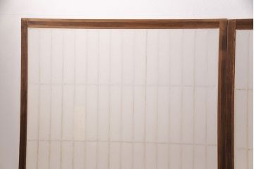 和製アンティーク　風情を高める猫間障子戸4枚セット(引き戸、建具)(R-051298)