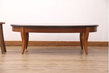 中古　アメリカ家具　LANE(レーン)　個性的なデザインが魅力的なセンターテーブル(リビングテーブル、コーヒーテーブル)(R-051301)