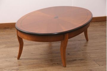 中古　アメリカ家具　LANE(レーン)　個性的なデザインが魅力的なセンターテーブル(リビングテーブル、コーヒーテーブル)(R-051301)