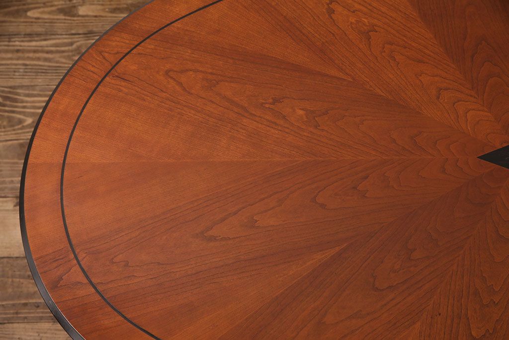 中古　アメリカ家具　LANE(レーン)　個性的なデザインが魅力的なセンターテーブル(リビングテーブル、コーヒーテーブル)(R-051301)