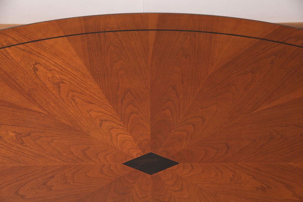 中古　アメリカ家具　LANE(レーン)　個性的なデザインが魅力的なセンターテーブル(リビングテーブル、コーヒーテーブル)(R-051301)