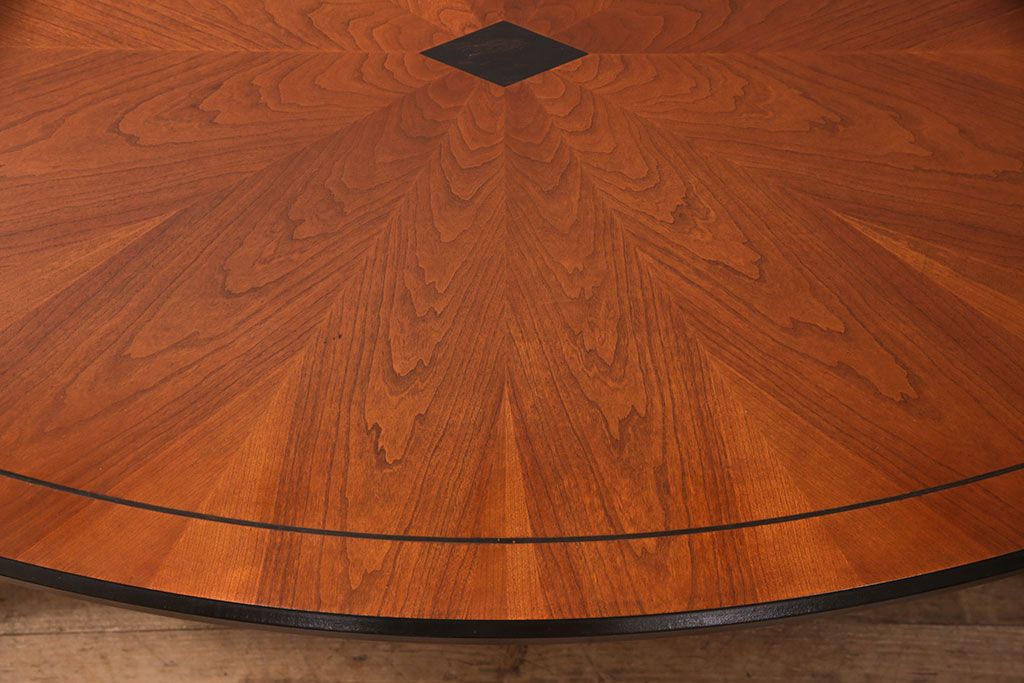 中古　アメリカ家具　LANE(レーン)　個性的なデザインが魅力的なセンターテーブル(リビングテーブル、コーヒーテーブル)(R-051301)