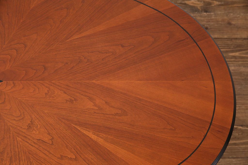 中古　アメリカ家具　LANE(レーン)　個性的なデザインが魅力的なセンターテーブル(リビングテーブル、コーヒーテーブル)(R-051301)