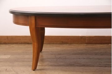 中古　アメリカ家具　LANE(レーン)　個性的なデザインが魅力的なセンターテーブル(リビングテーブル、コーヒーテーブル)(R-051301)