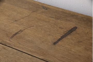 フランスアンティーク　リメイク品　オーク材　ブルックリンスタイルにおすすめのカウンター(キャビネット、作業台、収納棚)(R-051303)