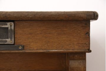 フランスアンティーク　リメイク品　オーク材　ブルックリンスタイルにおすすめのカウンター(キャビネット、作業台、収納棚)(R-051303)