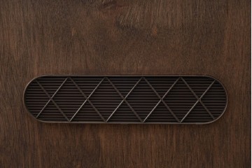 中古　美品　リアルスタイル製(Real Style)　ウォールナット材　シンプルで取り入れやすいキッチンカウンターボード(収納棚、戸棚)(R-051306)