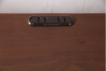 中古　美品　リアルスタイル製(Real Style)　ウォールナット材　シンプルで取り入れやすいキッチンカウンターボード(収納棚、戸棚)(R-051306)