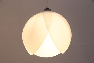 昭和レトロ照明　松下電工(ナショナル)　愛らしいフォルムのチューリップ照明(ペンダントライト、天井照明)(R-051311)