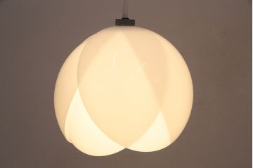 昭和レトロ照明　松下電工(ナショナル)　愛らしいフォルムのチューリップ照明(ペンダントライト、天井照明)(R-051311)