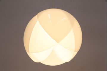 昭和レトロ照明　松下電工(ナショナル)　愛らしいフォルムのチューリップ照明(ペンダントライト、天井照明)(R-051311)