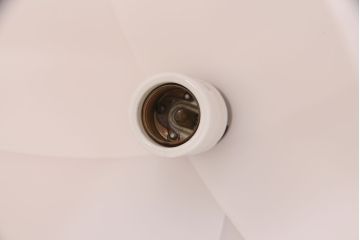 昭和レトロ照明　松下電工(ナショナル)　愛らしいフォルムのチューリップ照明(ペンダントライト、天井照明)(R-051311)