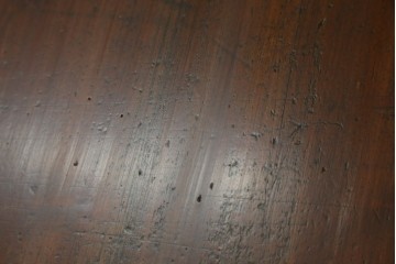 和製アンティーク　ヒノキ材・ケヤキ材　レトロな空間づくりに活躍する横長タイプのちゃぶ台　(R-051318)